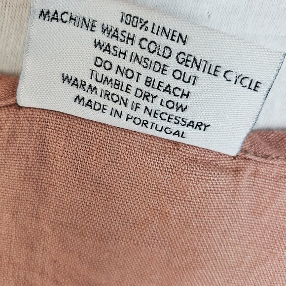 PARACHUTE 100% Linen Tank Top Mauve Pink size L Minimalist Lagenlook - Picture 6 of 9